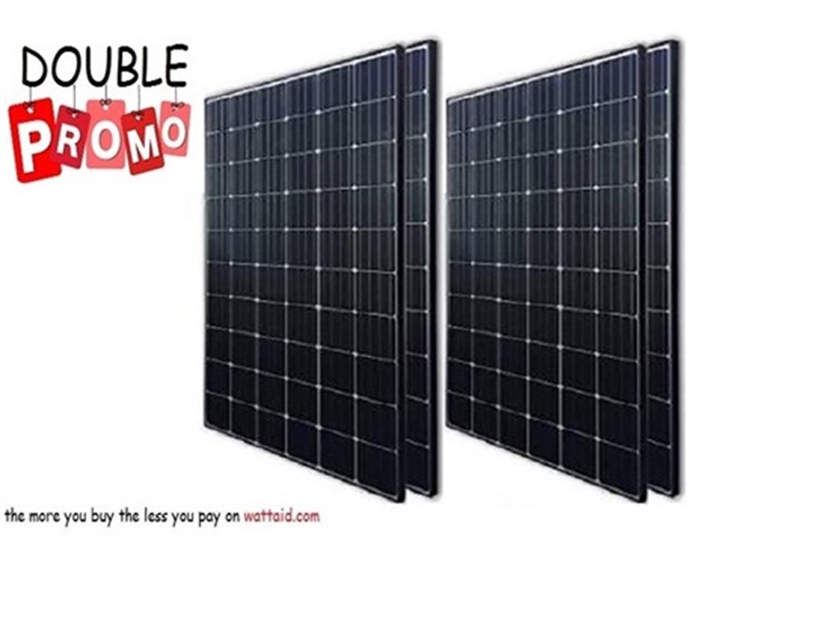 DOUBLE PROMO ON 4UNITGS OF 250WATTS MONOCYSTGALLINE SOLAR PANELS