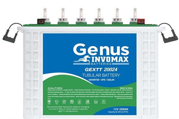 GENUS 200AH/12V INVOMAX TUBULAR