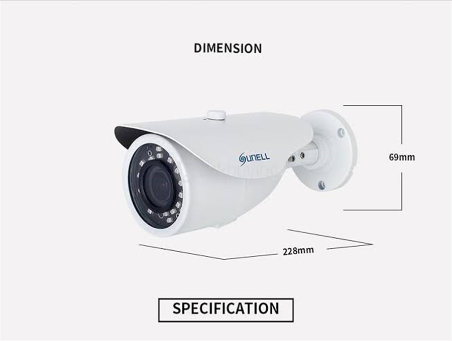 2MP SUNELL HD NON-VANDAL CAMERA OUTDOOR CAMERA